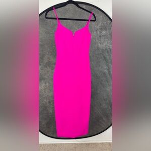 Express / Women’s Fuchsia Maxi Dress / Bodycon Slip Dress / Size XS